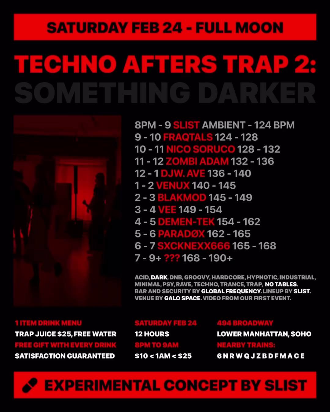 TECHNO AFTERS TRAP 2: SOMETHING DARKER