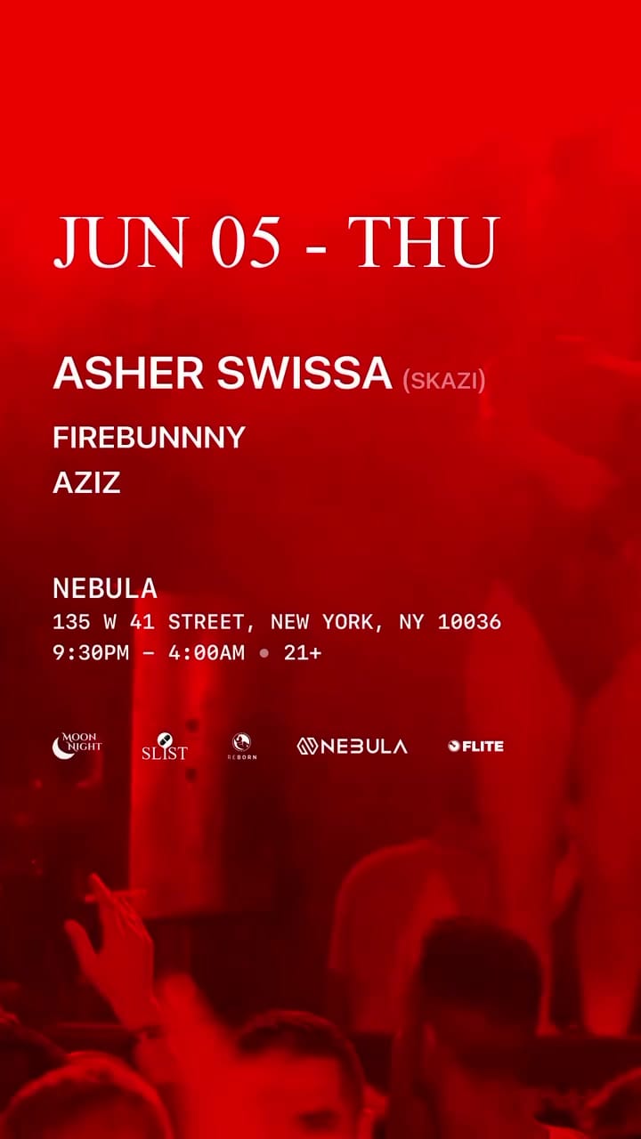 ASHER SWISSA (SKAZI) flyer