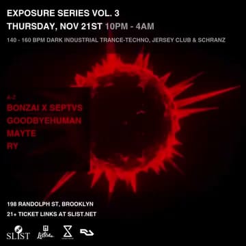 EXPOSURE 3 flyer
