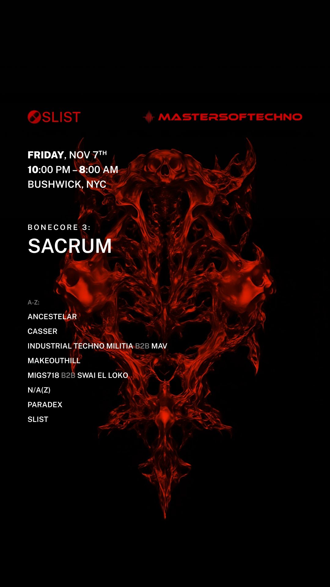 SACRUM flyer