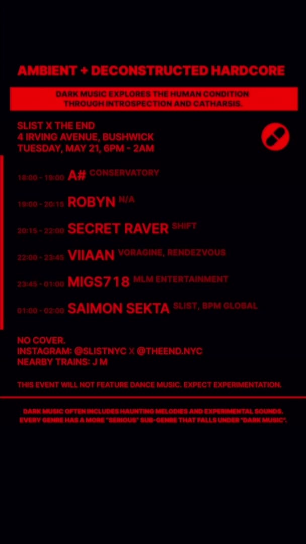 THE END flyer