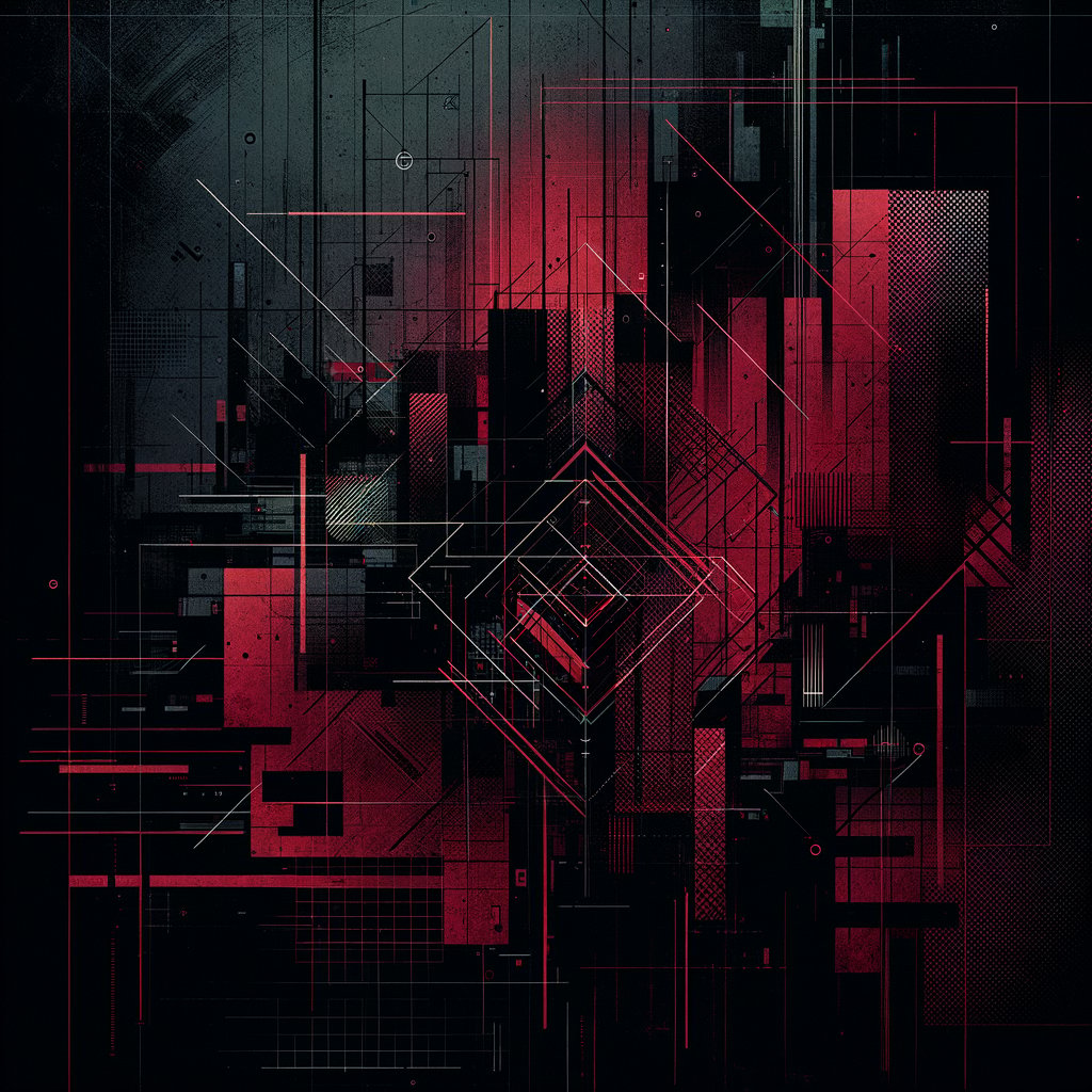 Abstract dark geometric artwork representing the SLIST doctrine