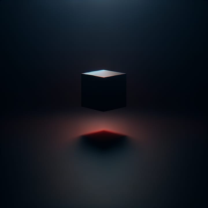 Abstract dark minimal geometric stillness